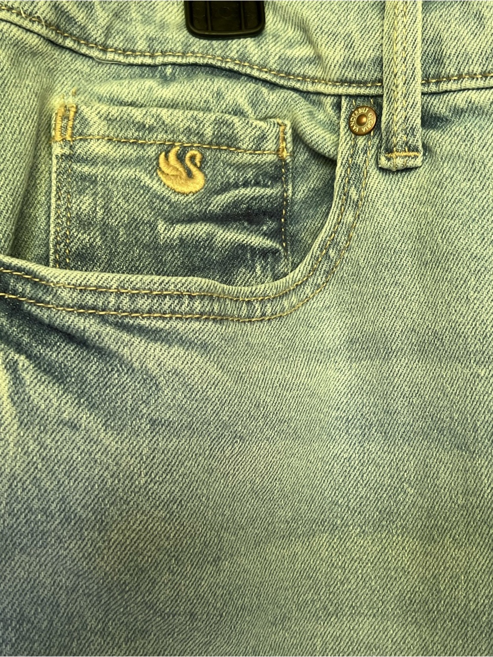 Gloria Vanderbilt Light Blue Men's Straight Jeans - Picture 2 of 9